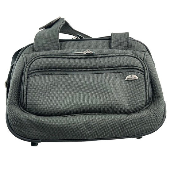 Samsonite Other - Samsonite Green Ballistic Nylon Travel Carry-On Bag‎ Multi-Pocket Utility Duffle